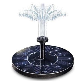 Solar Sprinkler; Garden Decoration; Water Floating Solar Power Fountain Panel Kit; Water Pump For Pool Pond Garden