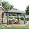 10ft x 13ft Patio Gazebo-Gray