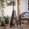 Outdoor Steel Chiminea Patio Heater