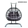 Modern Muse Folding Double Swing Chair w/Cushion