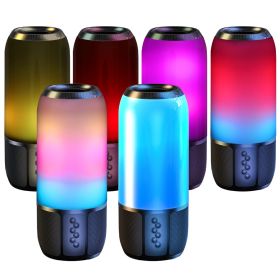 Wireless Portable Speaker Loud Stereo Speaker with Color Changing Light Radio Party TWS Speaker for Home Outdoor Traveling