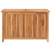 Patio Storage Box 35.4" x 19.7" x 22.8" Solid Teak Wood