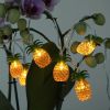 1pc; Pineapple String Lights; Battery Operated; 10 Fun Patio Lights; Party Bedroom Home Birthday Indoor Decor; Outdoor Hawaiian Tropical Tiki Gift