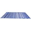 4.98x8FT Reversible Outdoor Rug Waterproof Mat with Storage Bag Portable Plastic Carpet Indoor Outdoor Activity for Picnic Patio Deck RV Blue & White