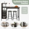 Multi Function 3-Piece Counter Height Dining Table Set