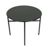 Patio PE Wicker Egg Chair Model 3 with Black Color Rattan Grey Cushion and Side Table