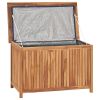 Patio Storage Box 35.4" x 19.7" x 22.8" Solid Teak Wood