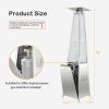 42000 BTU Pyramid Patio Heater with Wheels