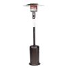 Outdoor Patio Propane Heater with Portable Wheels 47,000 BTU 88 inch Standing Gas Outside Heater Stainless Steel Burner Commercial & Residential Use