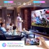 Native 1080P 5G WiFi Bluetooth Projector, 15000LM Full HD Movie Projector, 300" Display for Outdoor Movies Support 4K Home Theater, Compatible with iO