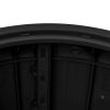 3-in-1 Patio Storage Box Black Polypropylene