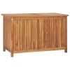 Patio Storage Box 35.4" x 19.7" x 22.8" Solid Teak Wood