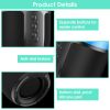 Wireless Portable Speaker Loud Stereo Speaker with Color Changing Light Radio Party TWS Speaker for Home Outdoor Traveling