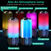 Wireless Portable Speaker Loud Stereo Speaker with Color Changing Light Radio Party TWS Speaker for Home Outdoor Traveling