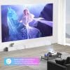 Native 1080P 5G WiFi Bluetooth Projector, 15000LM Full HD Movie Projector, 300" Display for Outdoor Movies Support 4K Home Theater, Compatible with iO