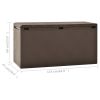 Patio Storage Box Brown 44.9" x 18.5" x 23.6"