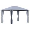 10ft x 13ft Patio Gazebo-Gray