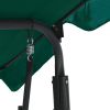 Garden Patio Swing Bench Green 66.9" x 43.3" x 60.2" Fabric