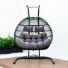 Modern Muse Folding Double Swing Chair w/Cushion