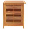 Garden Storage Box with Louver 23.6" x 19.7" x 22" Solid Wood Acacia