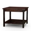 Longs Peak Eucalyptus 2-Shelf Side Table, Natural