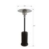 Living Source International 46000 BTU Standing Patio Heater (Black)