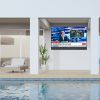 SYLVOX 43" Outdoor TV, All-in-One Android Smart TV With Audio System, 4K UHD1000 Nits Partial Sun Outdoor Television, IP55Waterproof Garden Series