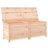 Patio Cushion Box 59.1" x 19.7" x 22" Solid Wood Fir