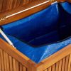 Patio Storage Box 59.1" x 19.7" x 22.8" Solid Acacia Wood