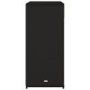 Patio Storage Cabinet Black 41.3" x 21.7" x 44.5" Poly Rattan