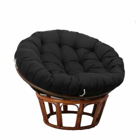 Chair Cushion For Egg Chair (Color: Black, size: 60*60cm)