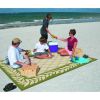 9' x 12' Reversible RV Outdoor Patio Mat, Camping Mat, Interlocked Squares (Reversible with 2 designs)