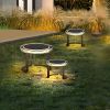 Outdoor Solar Powered Garden Table, LED Side Table, Outdoor Garden Decorations, Waterproof Outdoor Lighting