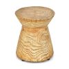 Outdoor Yard or Living Room Side Table with Wood Grain