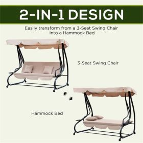 Outdoor Patio Swing Chair (Color: as picture)