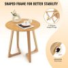 Round End Table Sofa Side Table for Indoor & Outdoor