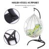 Hammock Chair Stand (Stand Only), C Stand for Hanging Egg Chair/Swing Chair, Indoor/Outdoor Hanging Chair Stand Only, Heavy Duty 330Lbs Capacity