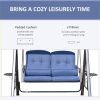 2 Seat Outdoor Patio Swing Chair