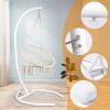 Hammock Chair Stand (Stand Only), C Stand for Hanging Egg Chair/Swing Chair, Indoor/Outdoor Hanging Chair Stand Only, Heavy Duty 330Lbs Capacity