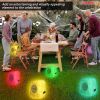 5 Core Outdoor Speakers Bluetooth 2Pcs Wireless Waterproof Patio Garden Speaker Rechargeable Solar LED Rock Garden Speaker - Brown