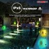 5 Core Outdoor Speakers Bluetooth 2Pcs Wireless Waterproof Patio Garden Speakers Rechargeable Solar LED Rock Garden Speaker - Grey